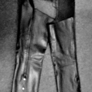 BLACK LEATHER CHAP